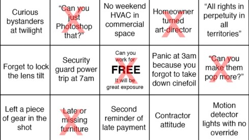 Humor: Architectural Photography Bingo