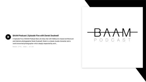 Multi-Talented Melbourne Photographer Derek Swalwell Goes Live On BAAM Podcast