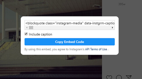 Permission Required: An Update For Embedding Instagram Content