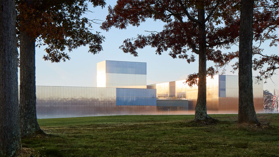 Dave Burk Masterfully Photographs the Ever-Changing Reflective Facade of SOM’s National Museum of the US Army