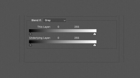Luminosity Blending With Blend-If Sliders