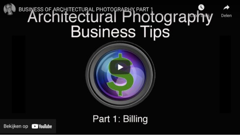 Billing and the Business of Architectural Photography