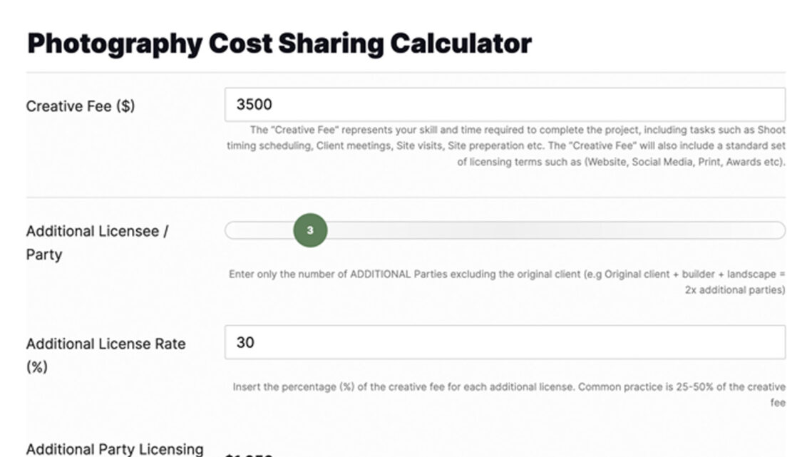 Take the Guess Work Out of Cost Sharing With This Genius Pricing Calculator by Aaron Radford