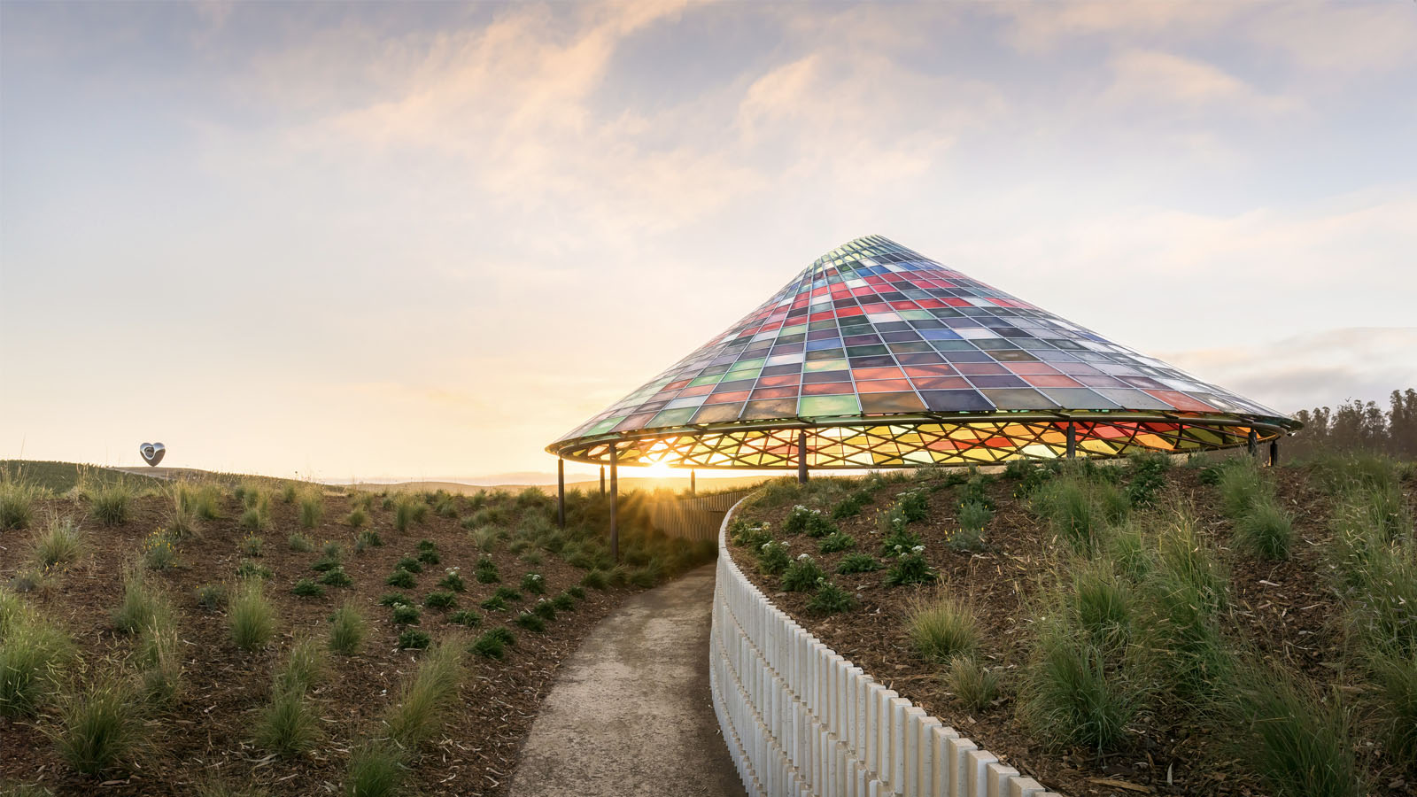 Adam Potts Takes Us To The Donum Estate’s Vertical Panorama Pavilion