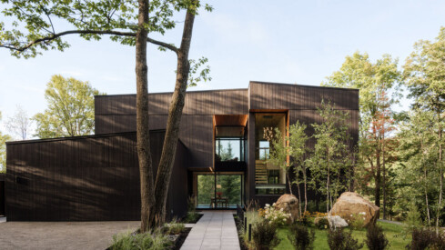 Ulysse Lemerise Photographs A Beautiful Lakeside Home by Mu Architecture